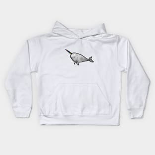 Rainbow Narwhal Kids Hoodie